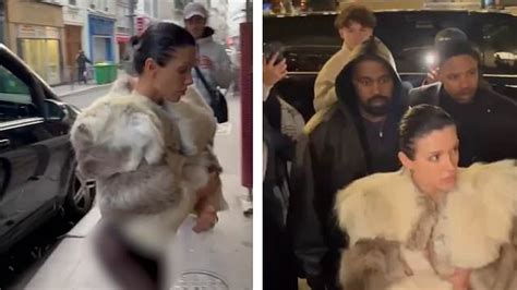 Kanye West treats pantsless wife Bianca Censori to a shopping。